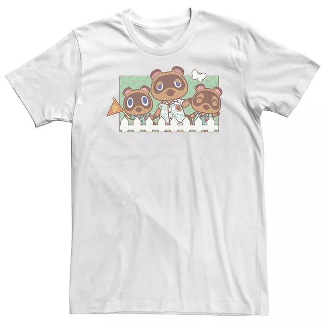 Big & Tall Animal Crossing New Horizons Nook Family Portrait Tee, Mens Product Image