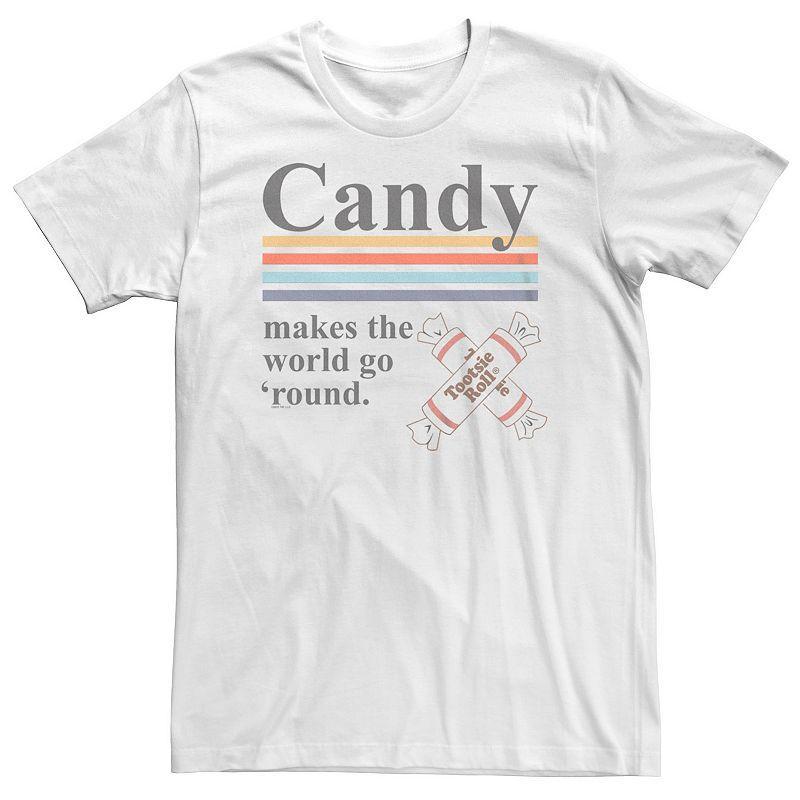 Big & Tall Tootsie Roll Makes World Go Round Tee, Mens Product Image