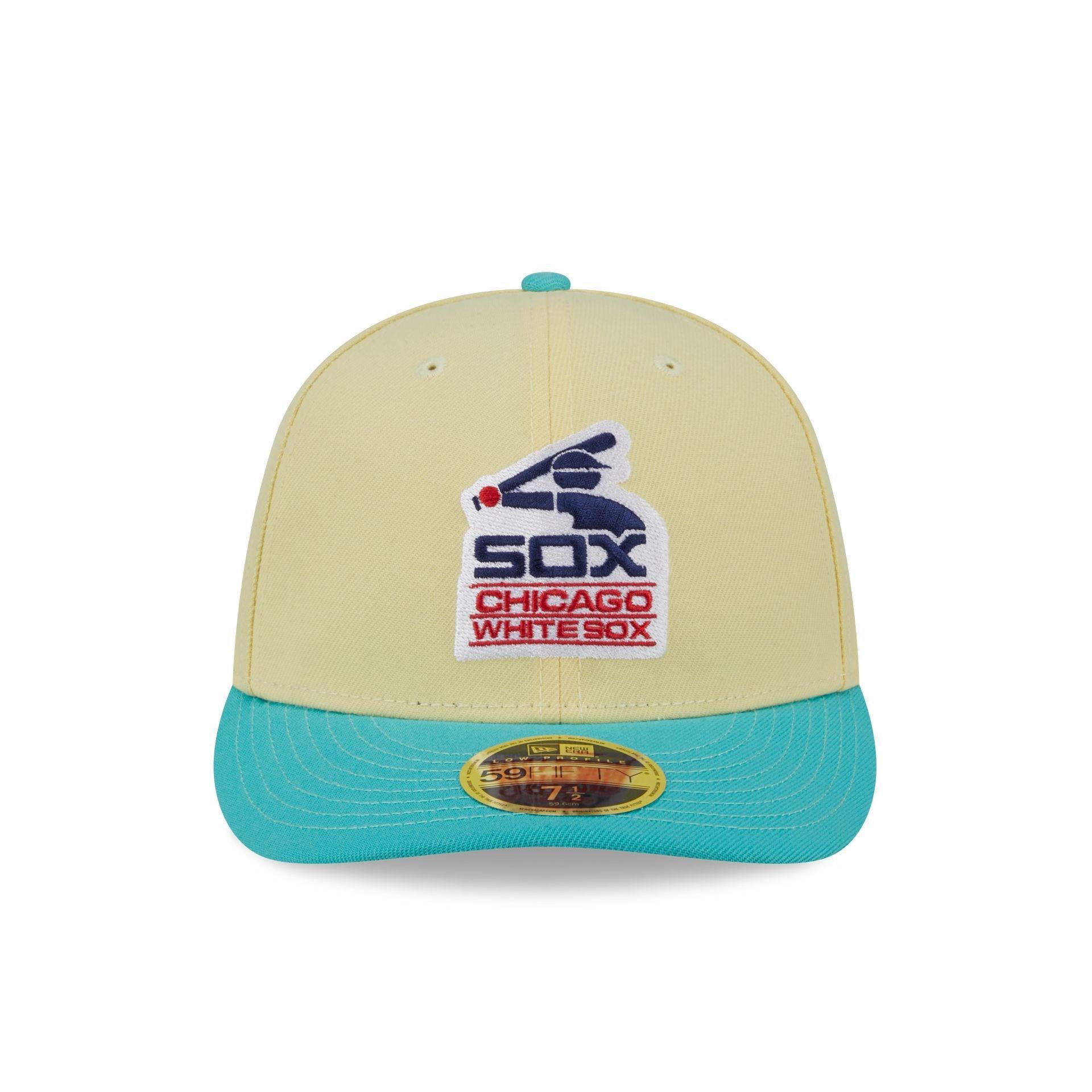 Chicago White Sox Soft Yellow Low Profile 59FIFTY Fitted Hat Male Product Image