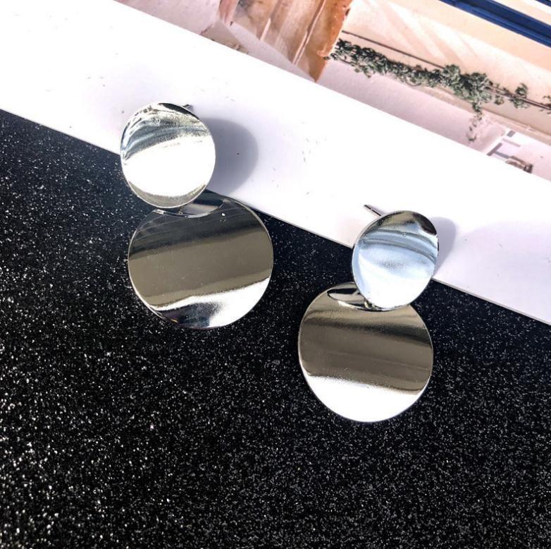 Polished Disc Drop Earring product image