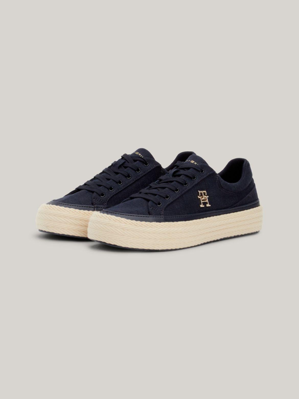 Tommy Hilfiger Women's TH Logo Linen Sneaker Product Image