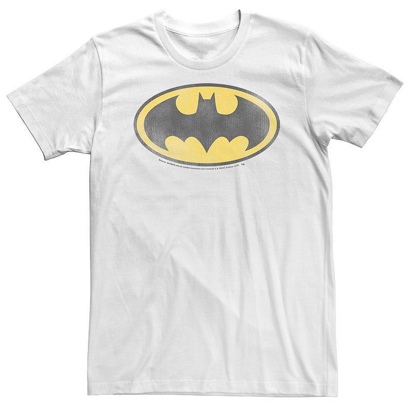 Big & Tall DC Comics Batman Chest Symbol Faded Tee, Mens Product Image