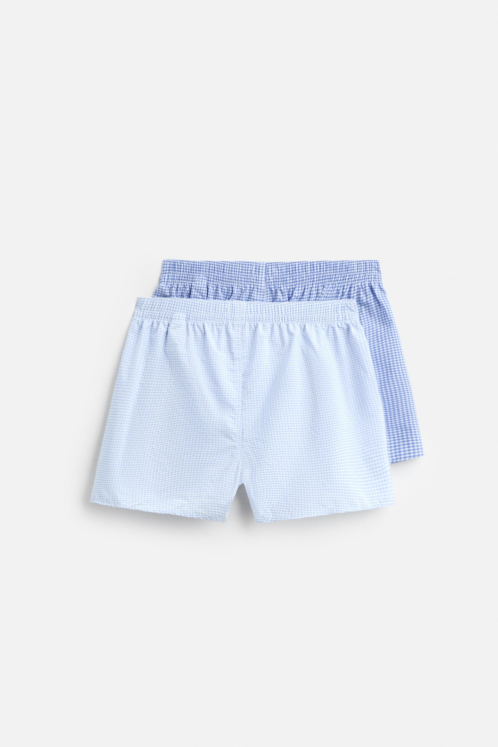 2 PACK OF MIXED POPLIN BOXERS Product Image