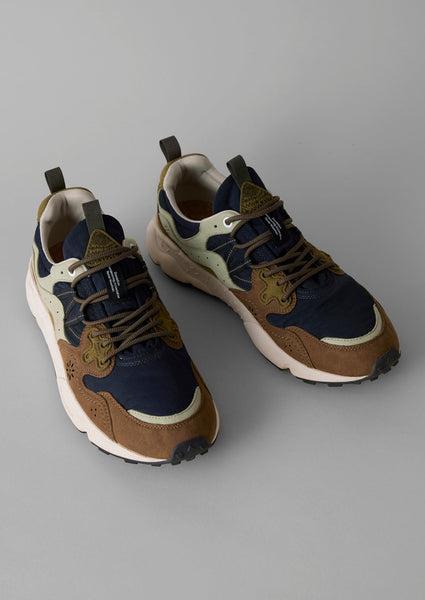 Flower Mountain Yamano Kaiso Sneakers | Navy/Sage Product Image