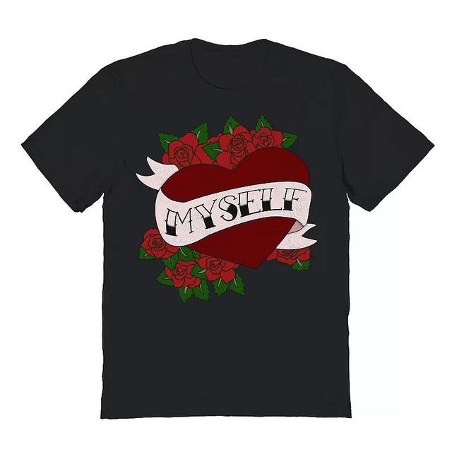 Mens Self Valentines Valentines Graphic Tee Product Image