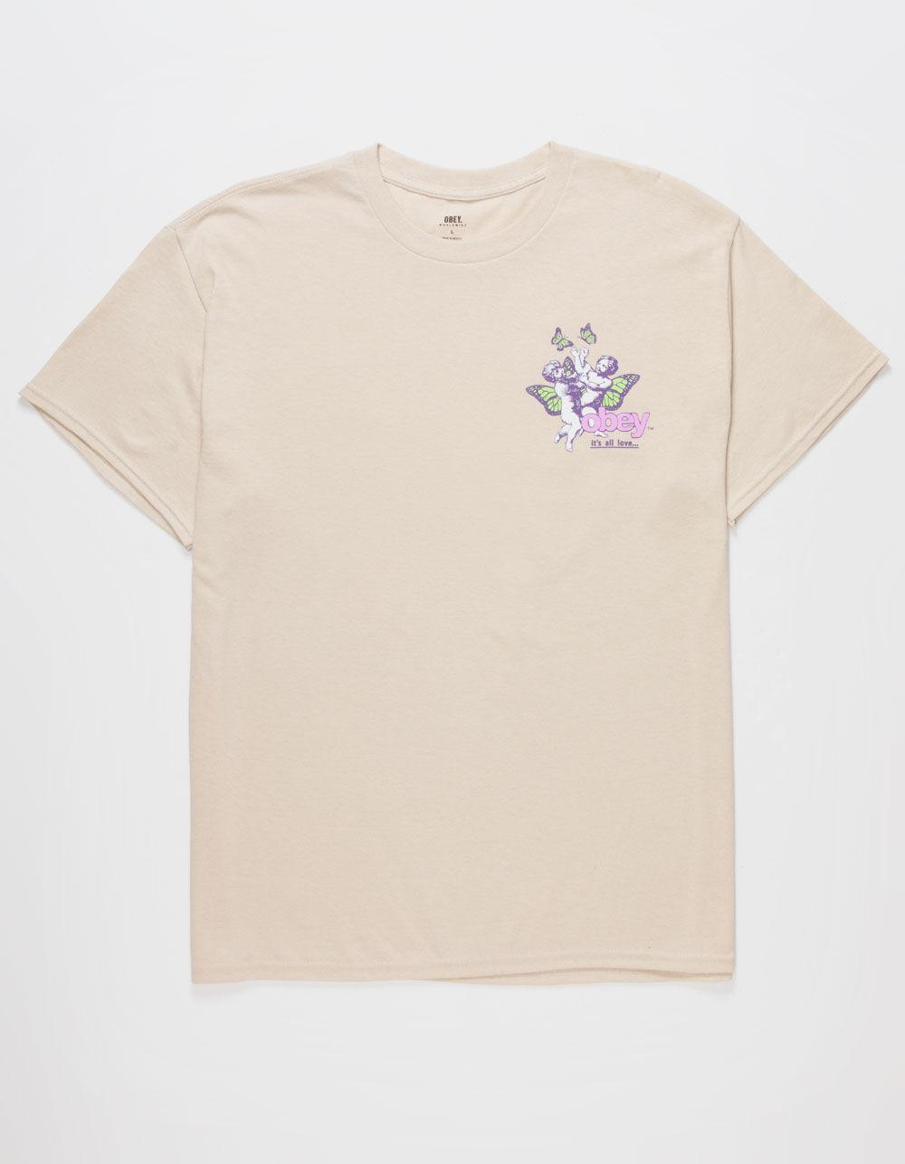 OBEY Cherub & Butterflies Mens Tee Product Image