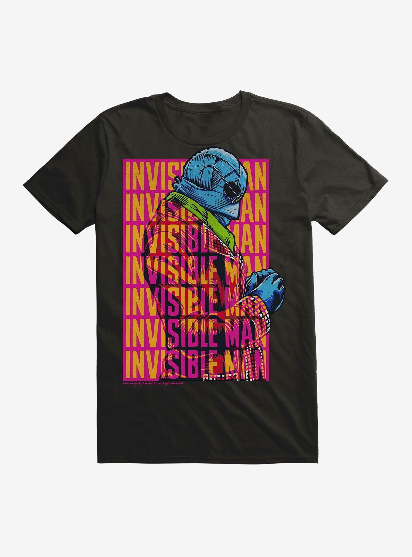 The Invisible Man Lettering T-Shirt Product Image