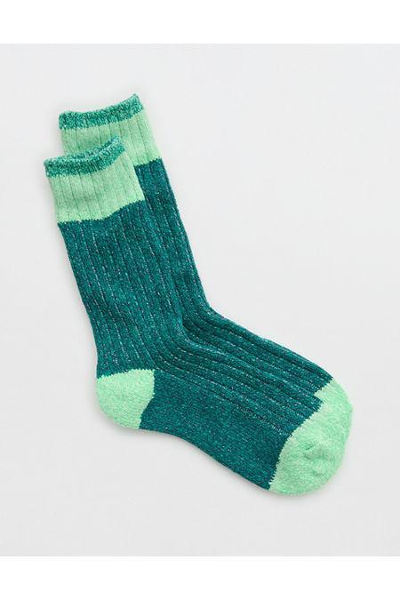 Aerie Colorblock Marled Crew Socks Women's Product Image