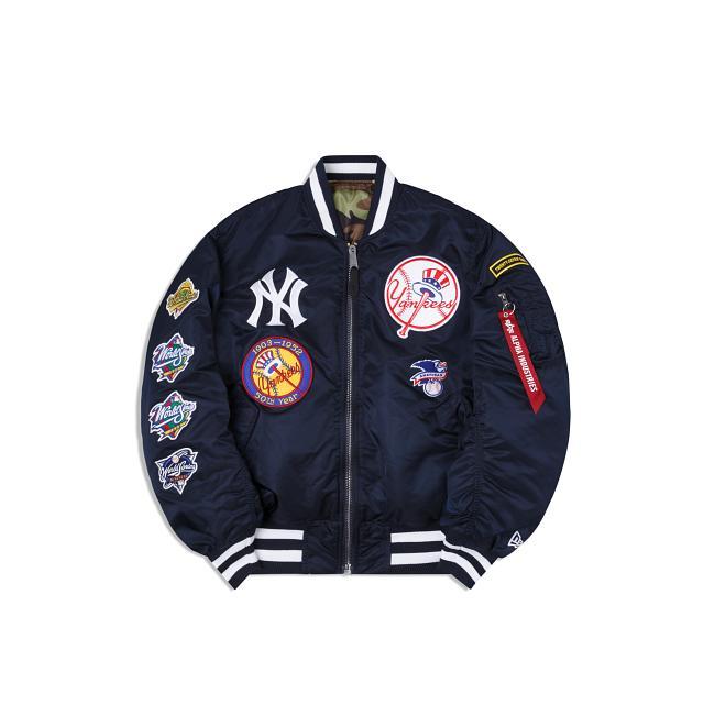 Alpha Industries X Detroit Tigers MA-1 Bomber Jacket Male Product Image