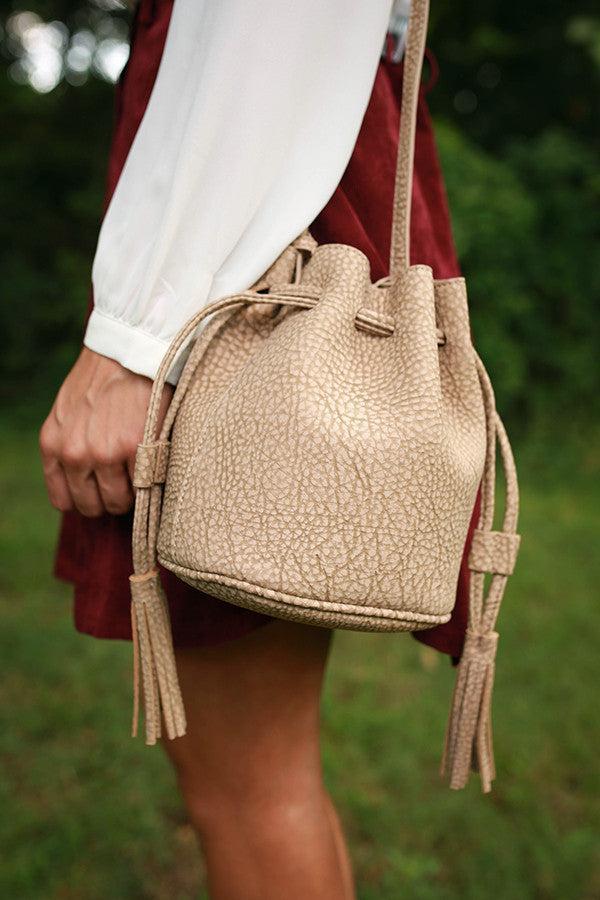 All About It Bucket Bag In Cream Product Image