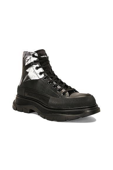 Alexander McQUEEN Mens Tread Slick Lace Up Boots Product Image