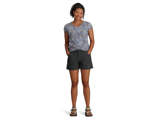 Royal Robbins Backcountry Pro II Shorts (Charcoal) Women's Shorts Product Image