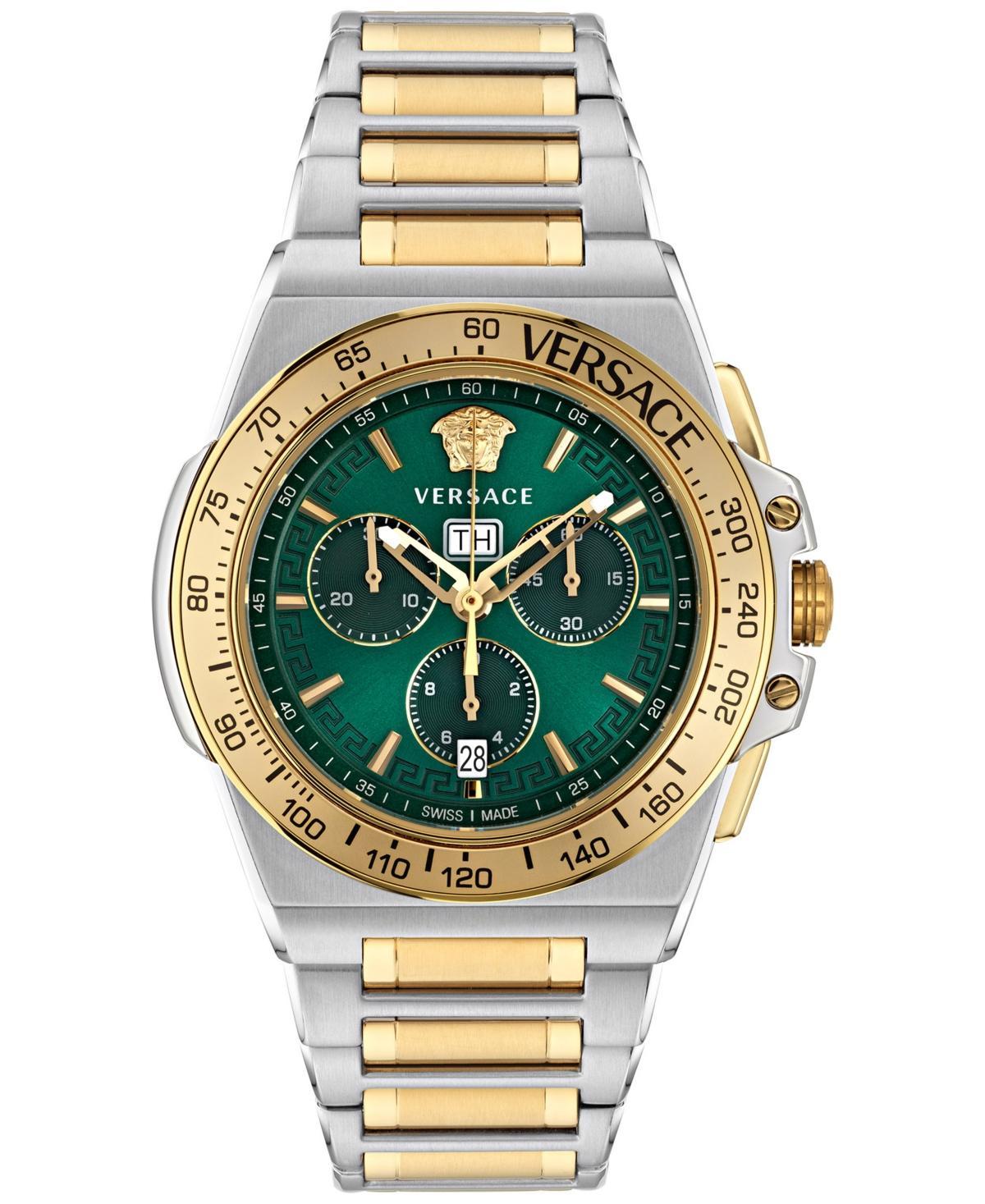 Mens 45MM Greca Extreme Chrono Stainless Steel Watch Product Image