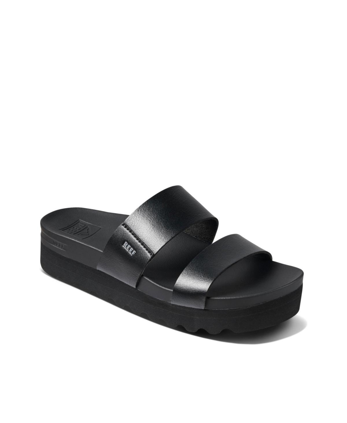 Reef Womens Cushion Vista Hi Slip-On Platform Slide Sandals Product Image