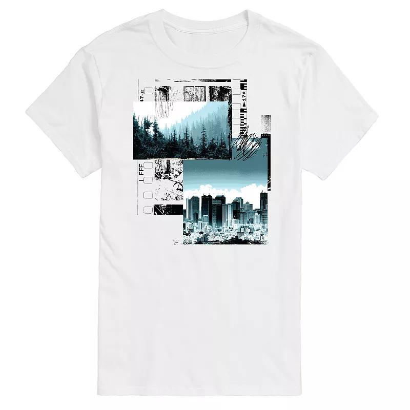 Big & Tall Grungescape Tee, Mens Product Image