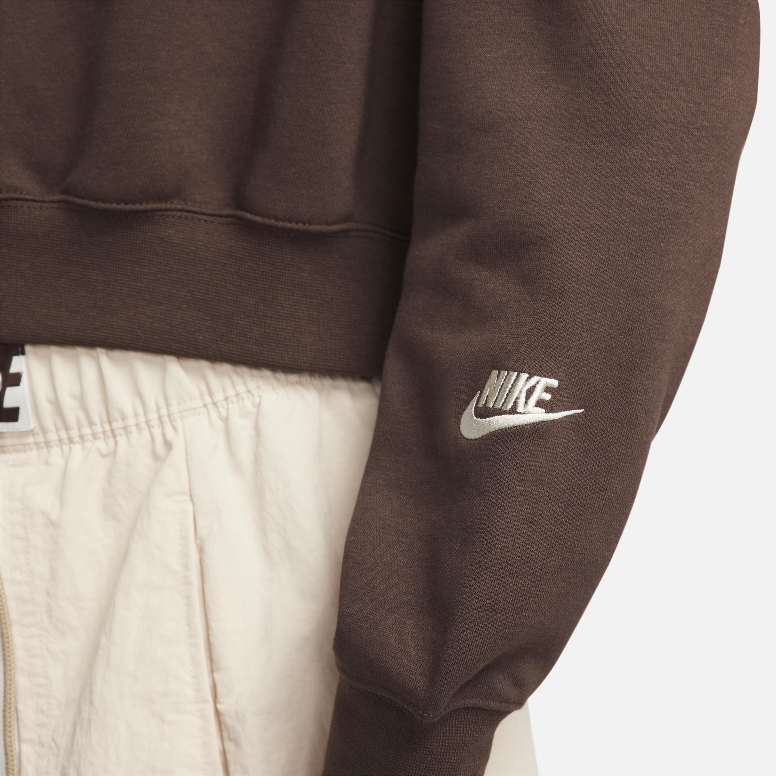 Nike Sportswear Club Fleece Women's Oversized Cropped Hoodie Product Image