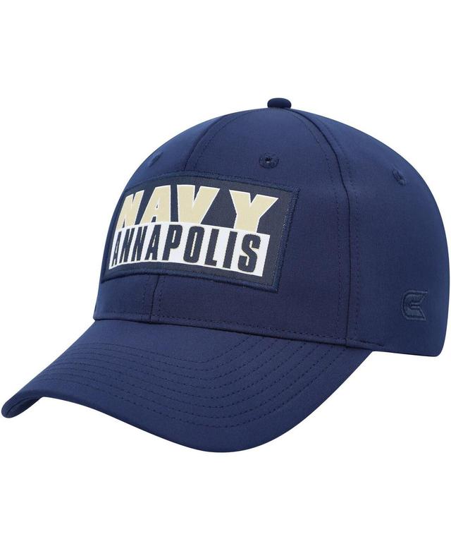 Mens Colosseum Navy Navy Midshipmen Positraction Snapback Hat Product Image