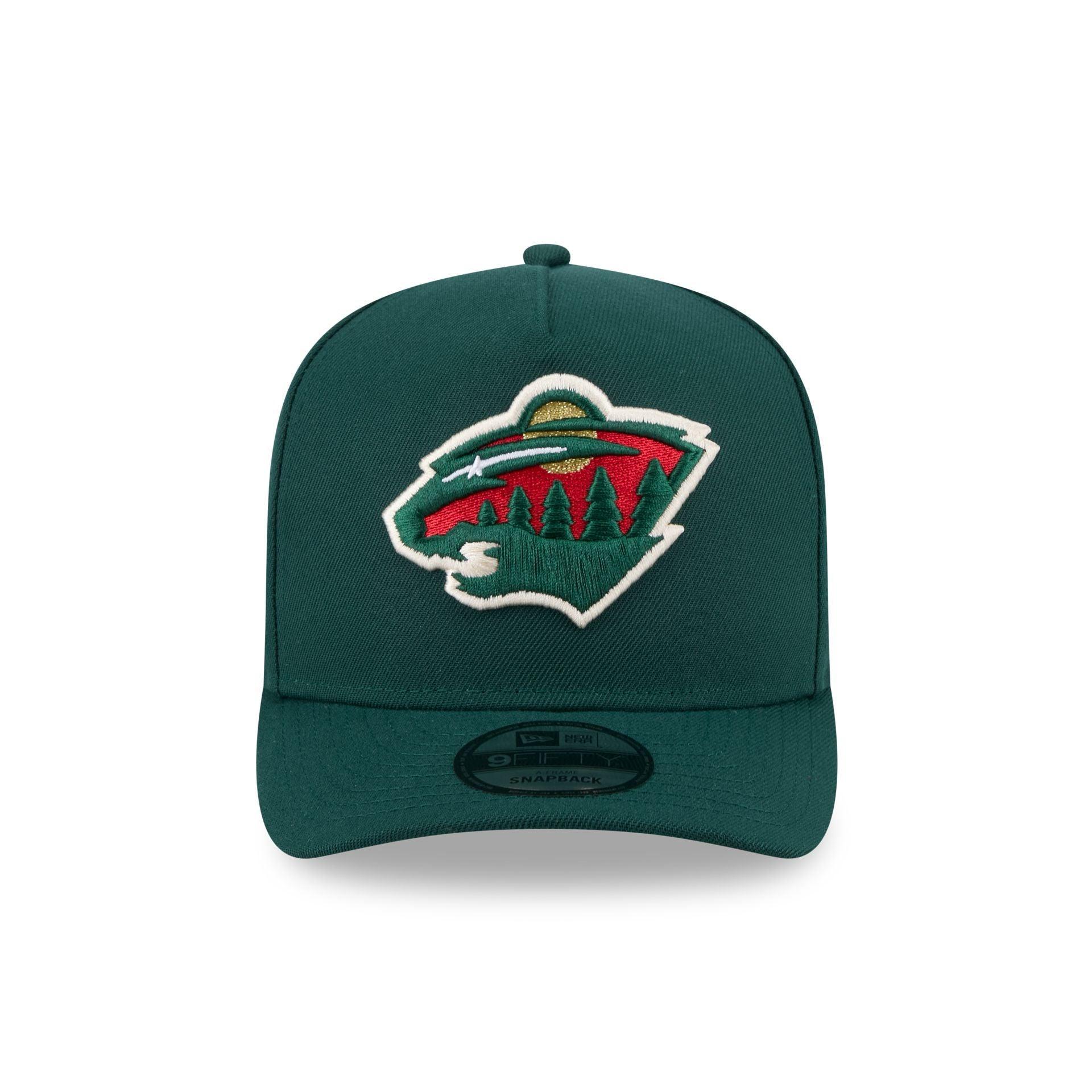 Minnesota Wild Team 9FIFTY A-Frame Snapback Hat Male Product Image