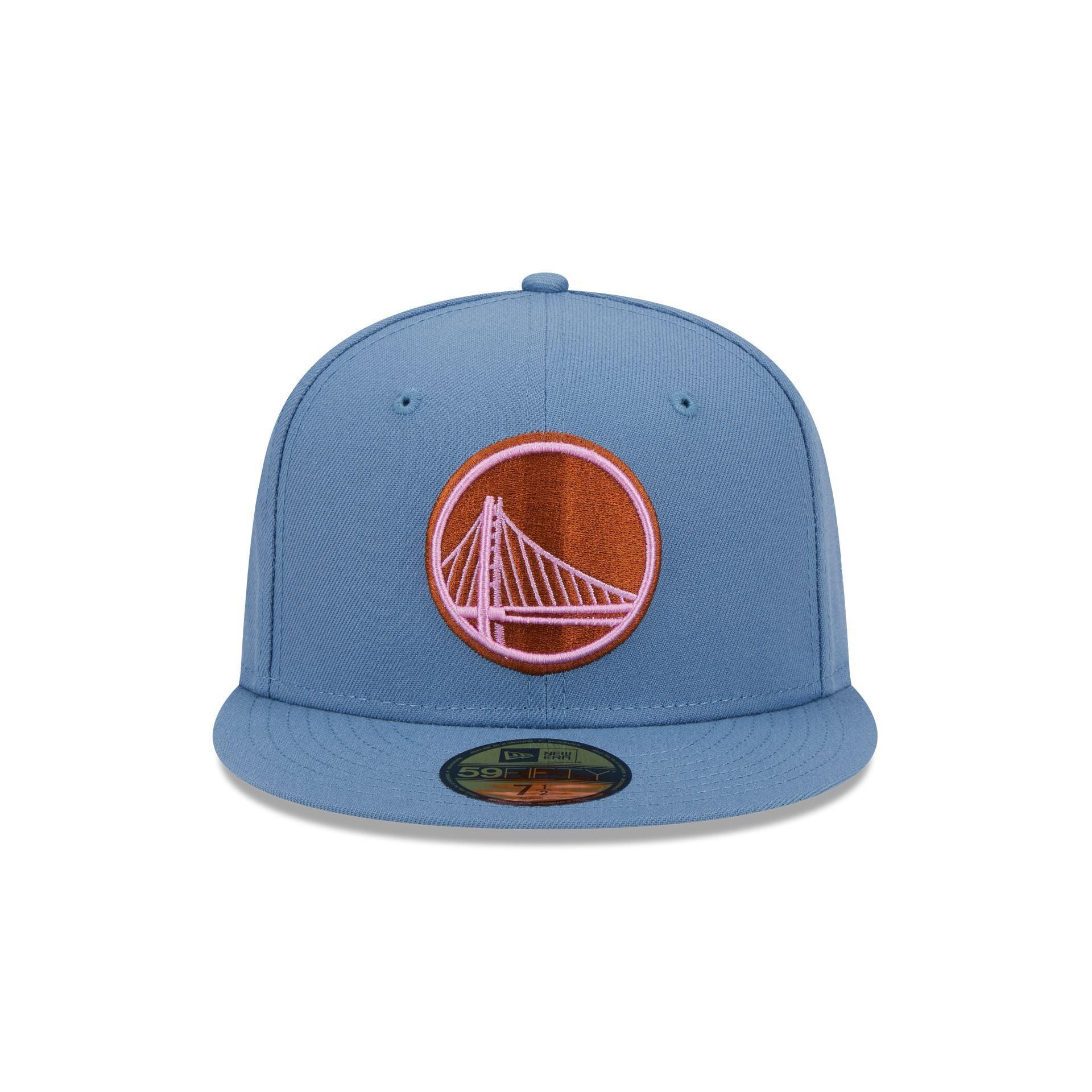 Golden State Warriors Color Pack Faded Blue 59FIFTY Fitted Hat Male Product Image