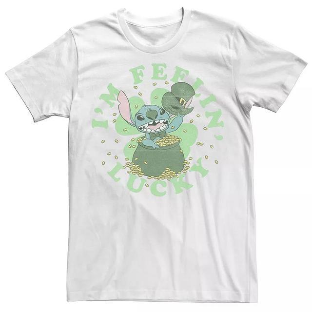 Disneys Lilo & Stitch Mens St. Pattys Im Feeling Lucky Tee Product Image