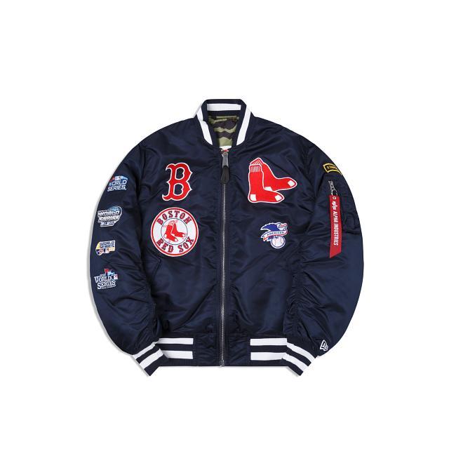 Alpha Industries X Detroit Tigers MA-1 Bomber Jacket Male Product Image