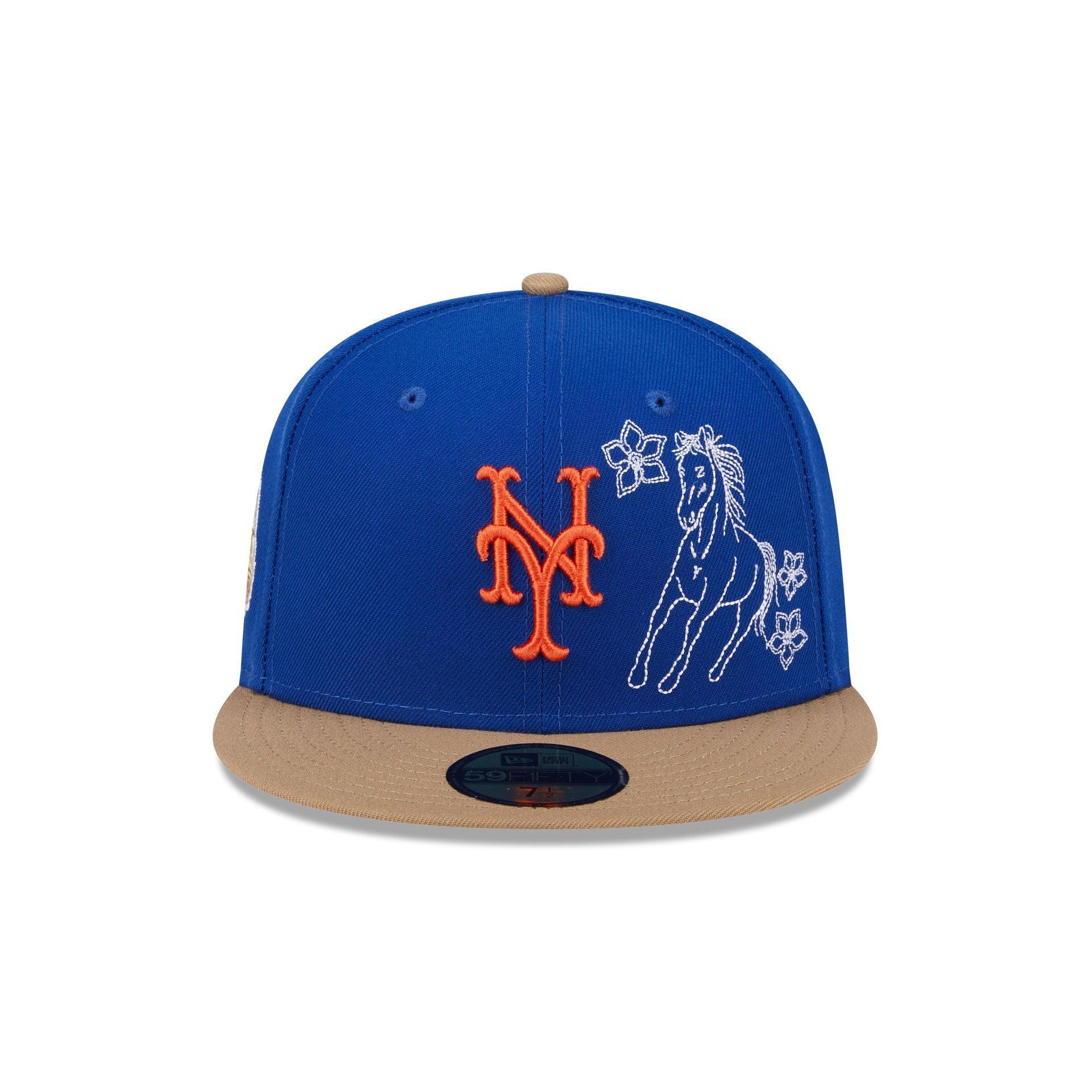 New York Mets Western Khaki 59FIFTY Fitted Hat Male Product Image