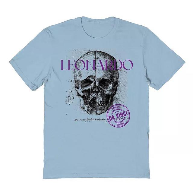 Mens Da Vinvis Drawing Of A Skull Fine Art Graphic Tee Product Image