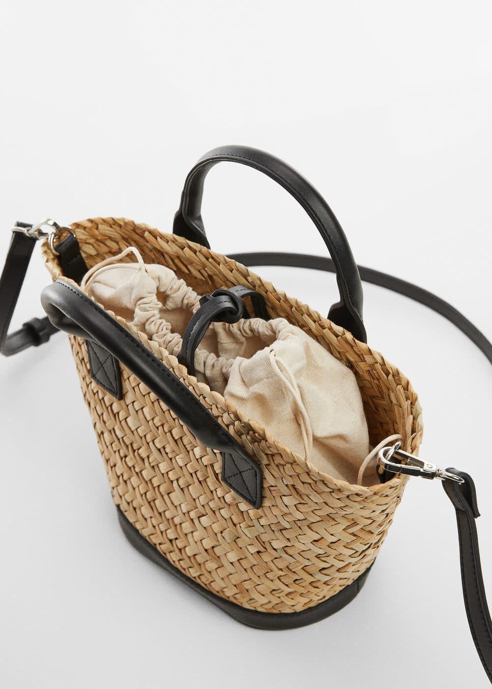 MANGO - Natural fibre carrycot bag - One size - Women Product Image