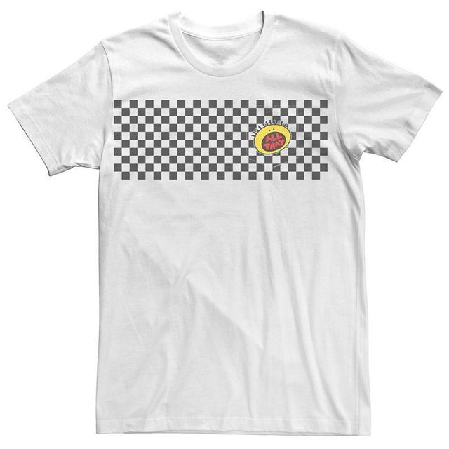 Mens All That Checkered Tee White Product Image