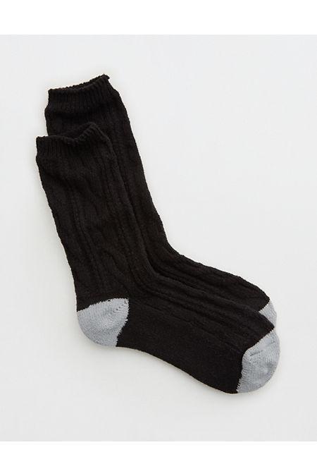 Aerie Cable Crew Socks Women's Product Image