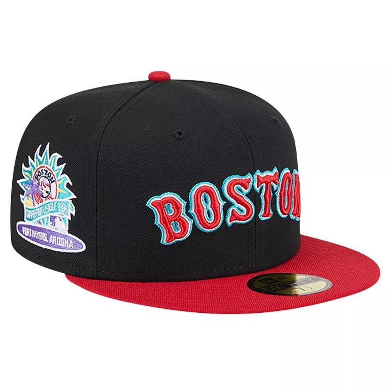 Mens New Era Boston Red Sox Retro Spring Training 59FIFTY Fitted Hat Product Image