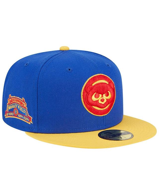 Mens New Era Royal/Yellow Chicago Cubs Empire 59FIFTY Fitted Hat Product Image