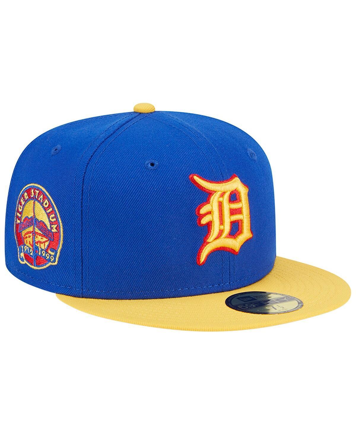 Mens New Era Royal Detroit Tigers Empire 59FIFTY Fitted Hat - Royal Product Image