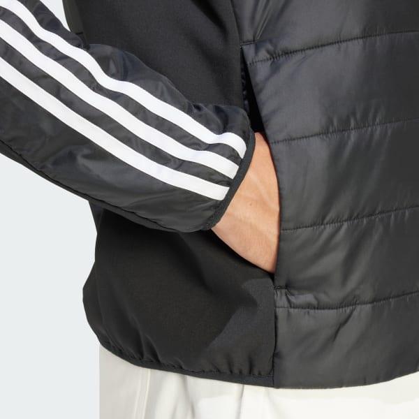 Essentials 3-Stripes Insulated Hooded Hybrid Jacket Product Image