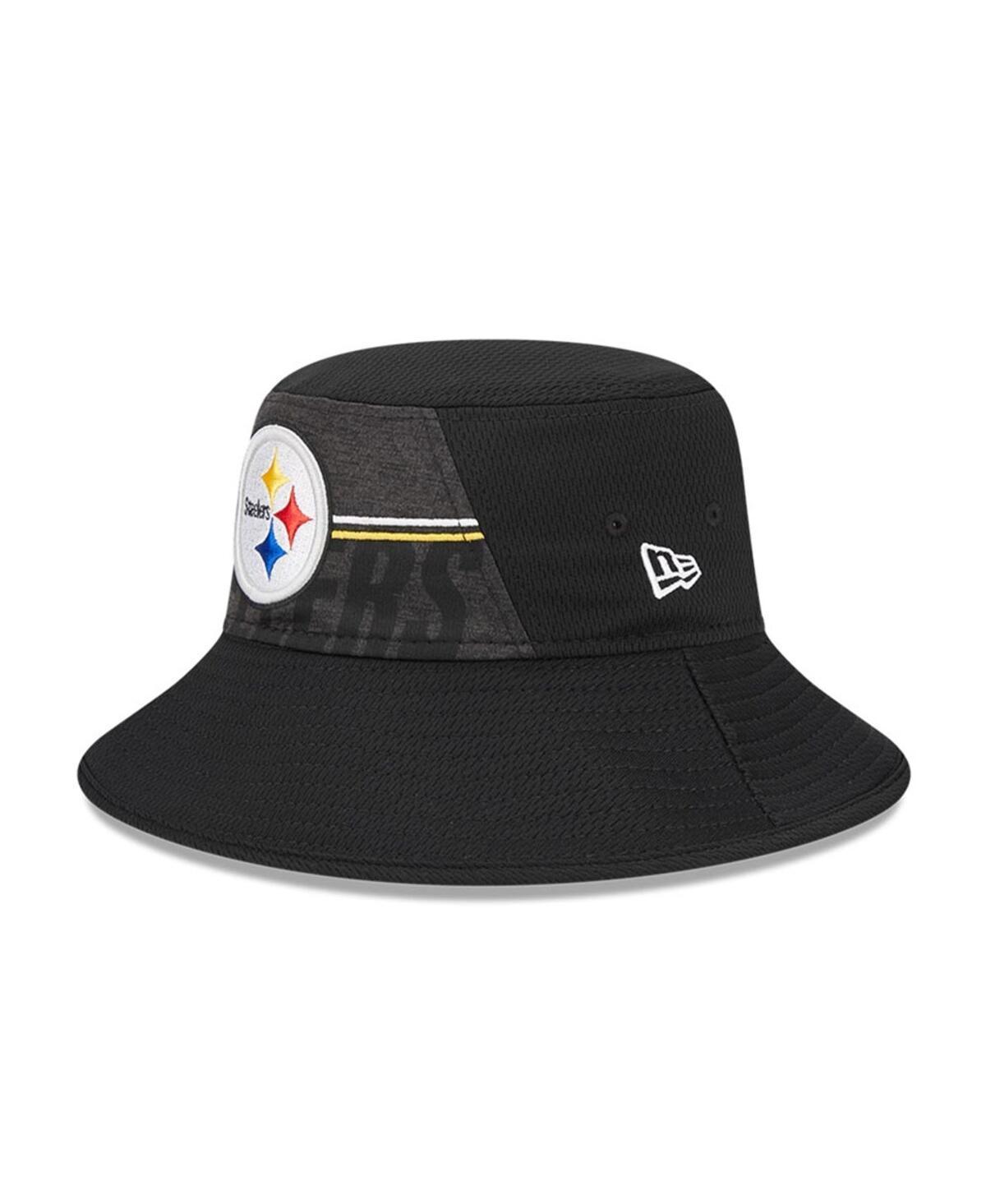 Mens New Era Pittsburgh Steelers 2023 NFL Training Camp Stretch Bucket Hat Product Image