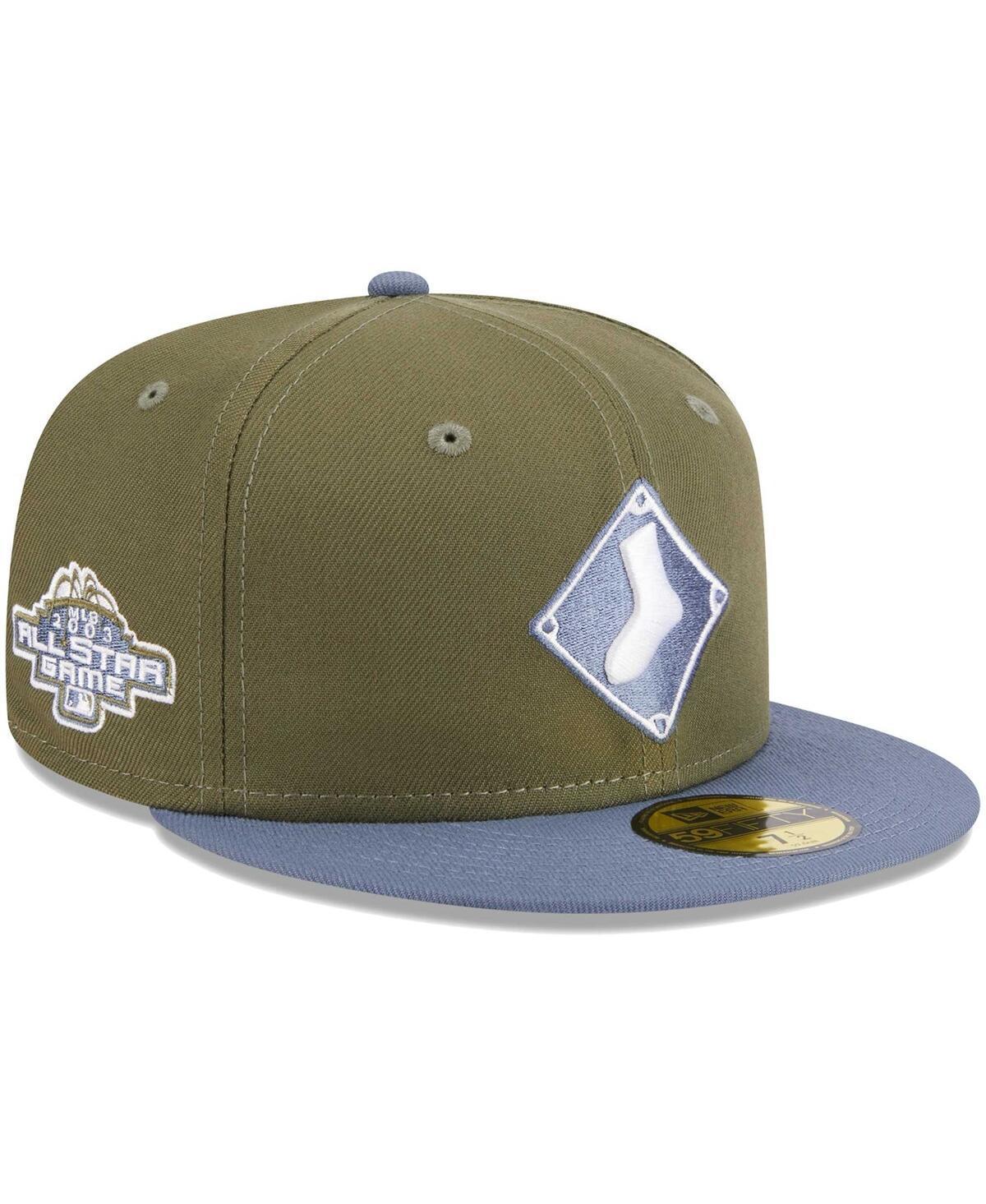 Mens New Era Olive Chicago White Sox 59FIFTY Fitted Hat - Olive Product Image