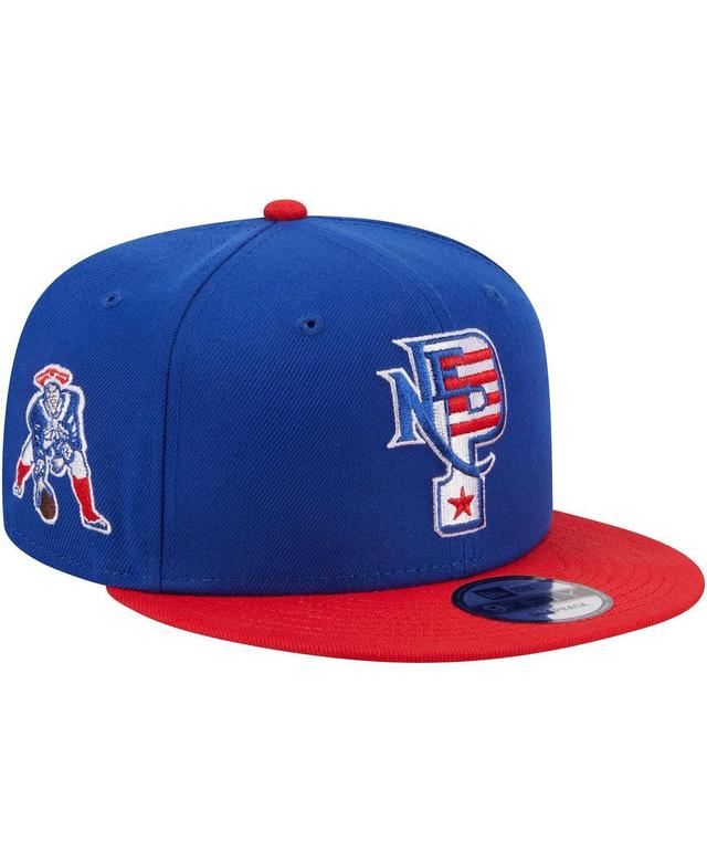 Mens New Era Royal New England Patriots City Originals 9FIFTY Snapback Hat - Royal Product Image