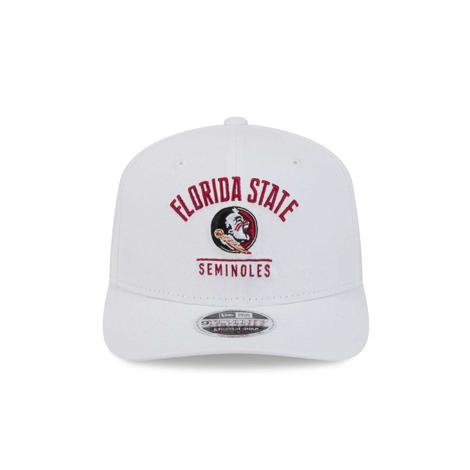 Florida State Seminoles Optic White 9SEVENTY Stretch-Snap Hat Male Product Image