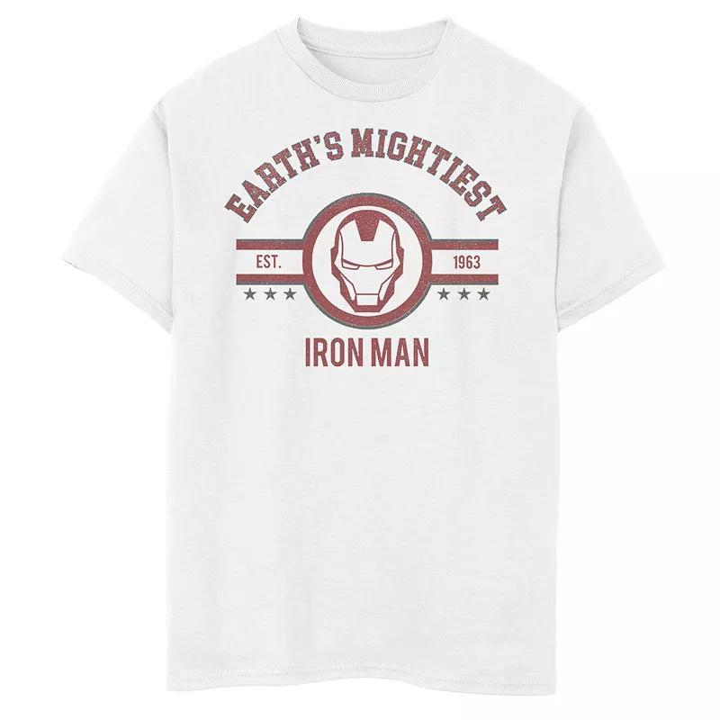 Boys 8-20 Marvel Avengers Earths Mightiest Iron Man Logo Graphic Tee, Boys Product Image