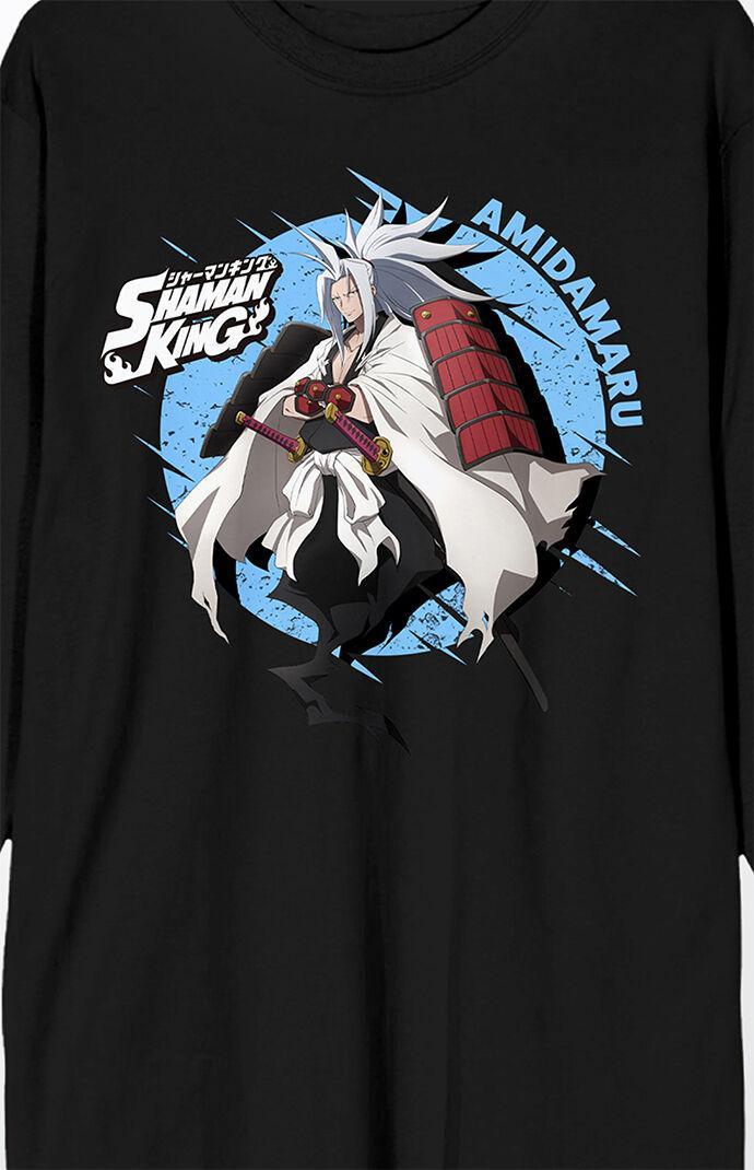 Men's Shaman King Samurai Spirit Long Sleeve T-Shirt Product Image