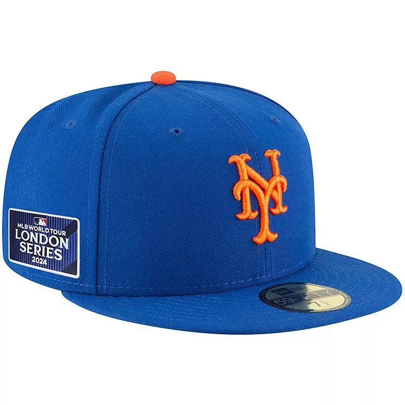 Mens New Era Royal New York Mets 2024 MLB World Tour London Series 59FIFTY Fitted Hat Product Image