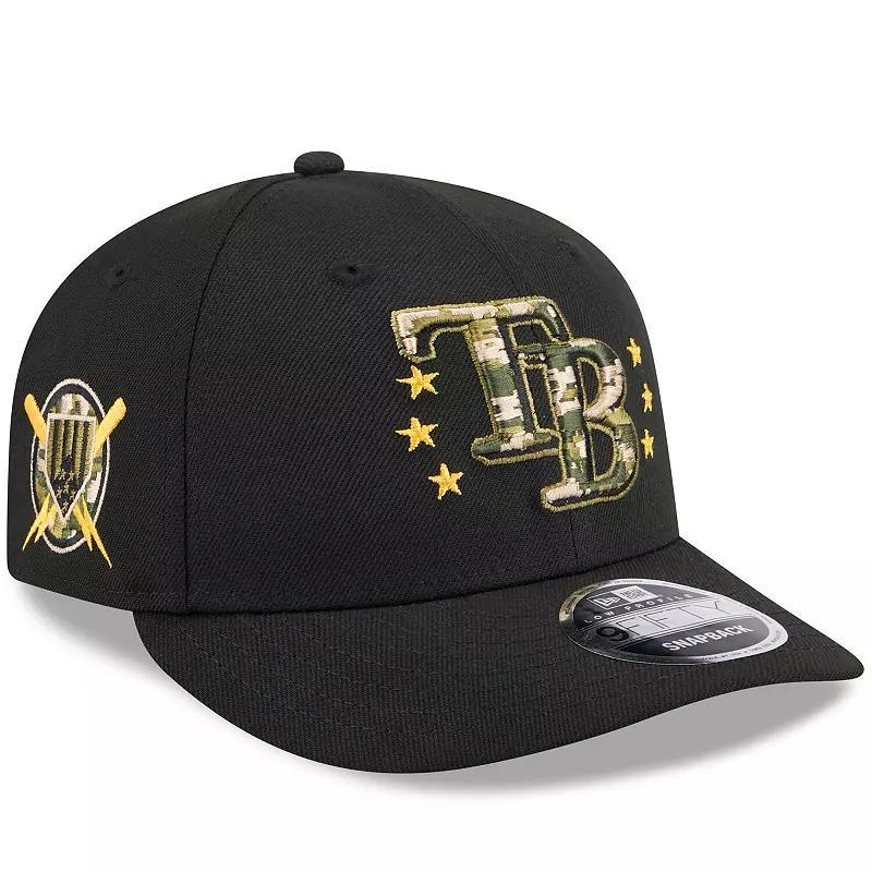 Mens New Era Tampa Bay Rays 2024 Armed Forces Day Low Profile 9FIFTY Snapback Hat Product Image