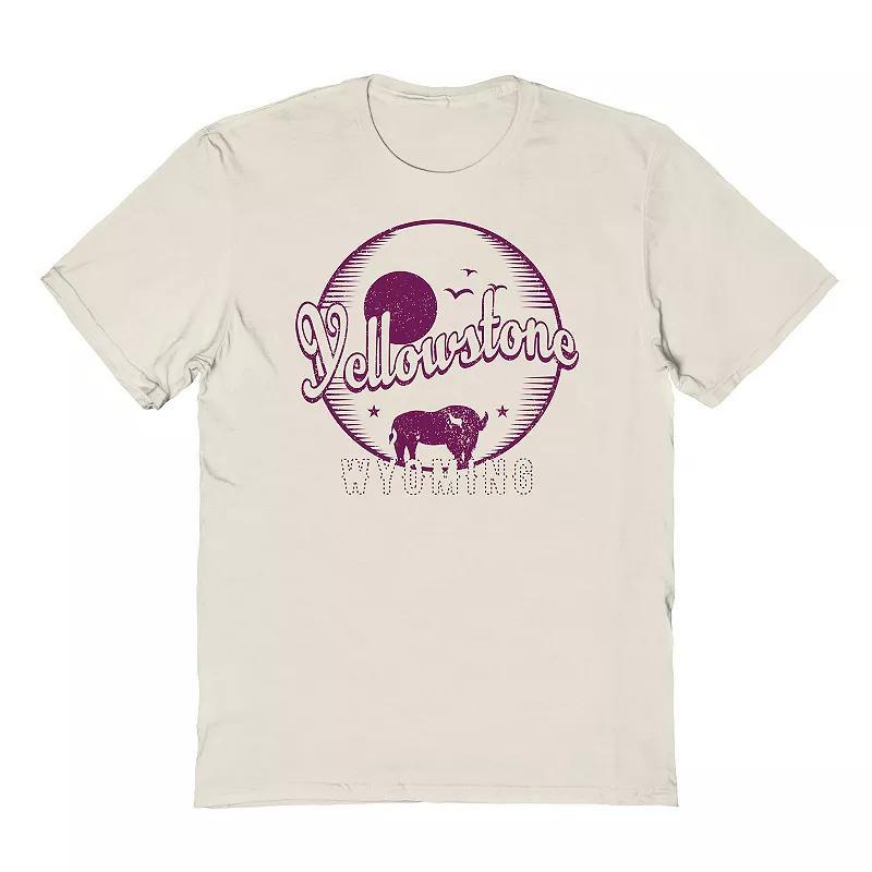 Mens Country Parks Yellowstone Bison Graphic Tee Product Image