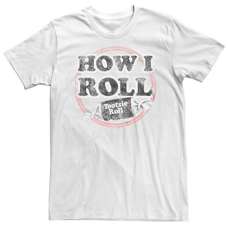 Big & Tall Tootsie Roll How I Roll Badge Tee, Mens Product Image