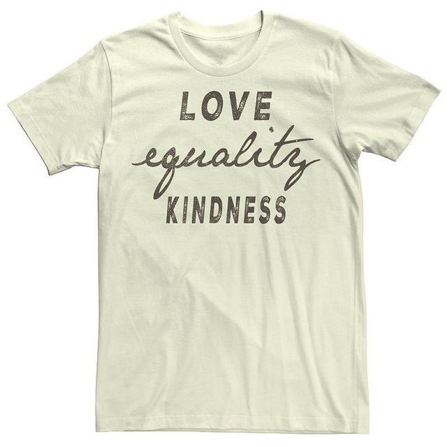 Mens Fifth Sun Love Equality Kindness Stack Text Tee Product Image