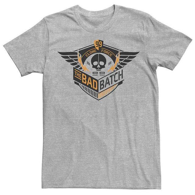 Mens Star Wars The Bad Batch Clone Force 99 Logo Tee Athletic Grey Product Image