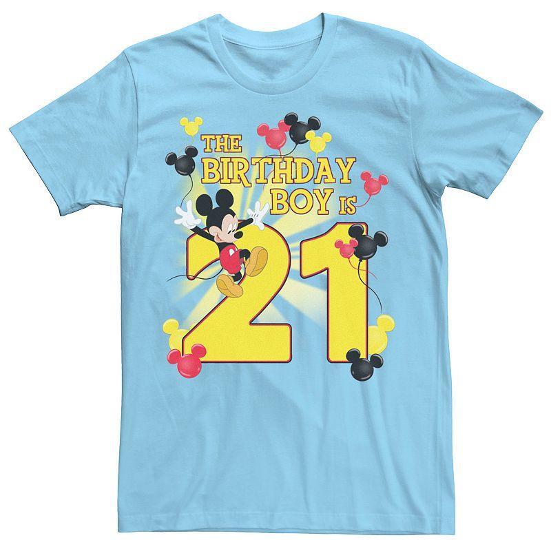 Disneys Mickey & Friends Mens 21 Year Old Birthday Boy Tee Product Image