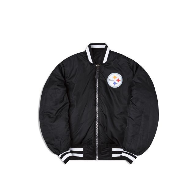 Alpha Industries X Pittsburgh Steelers MA-1 Bomber Jacket Male Product Image