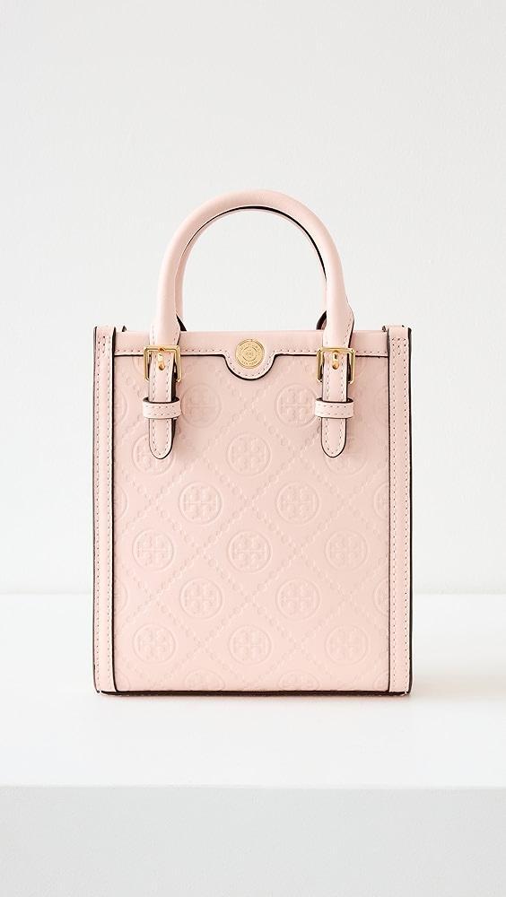 Tory Burch T Monogram Debossed Mini Tote | Shopbop Product Image