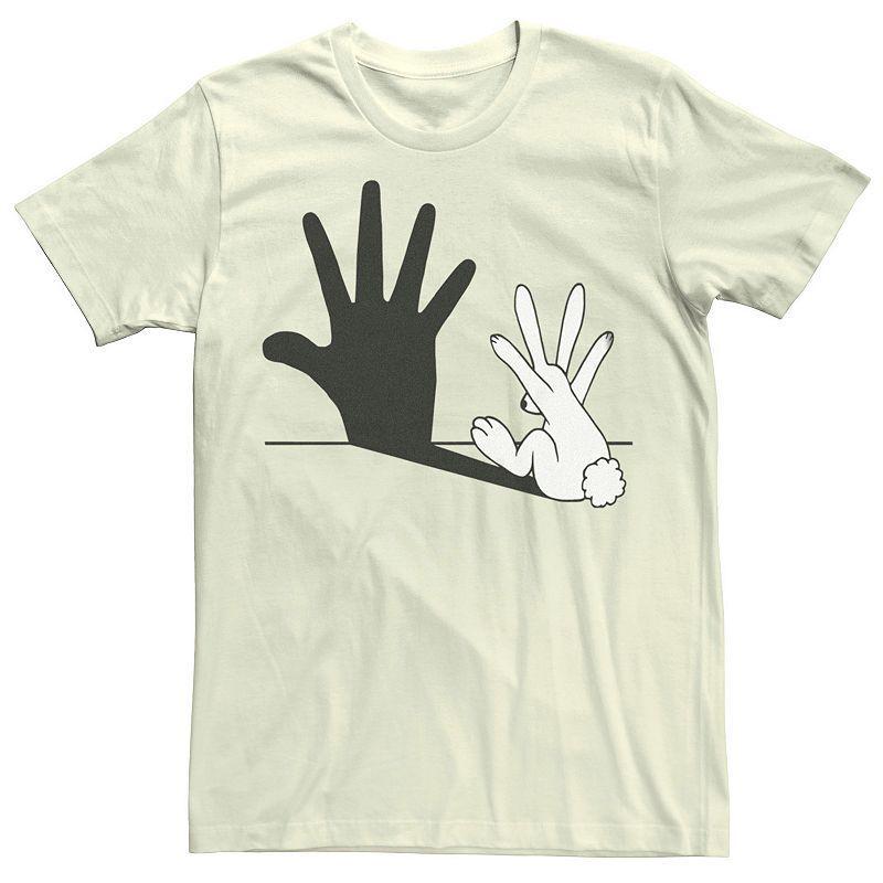 Mens Rabbit Hand Shadow Graphic Tee Product Image